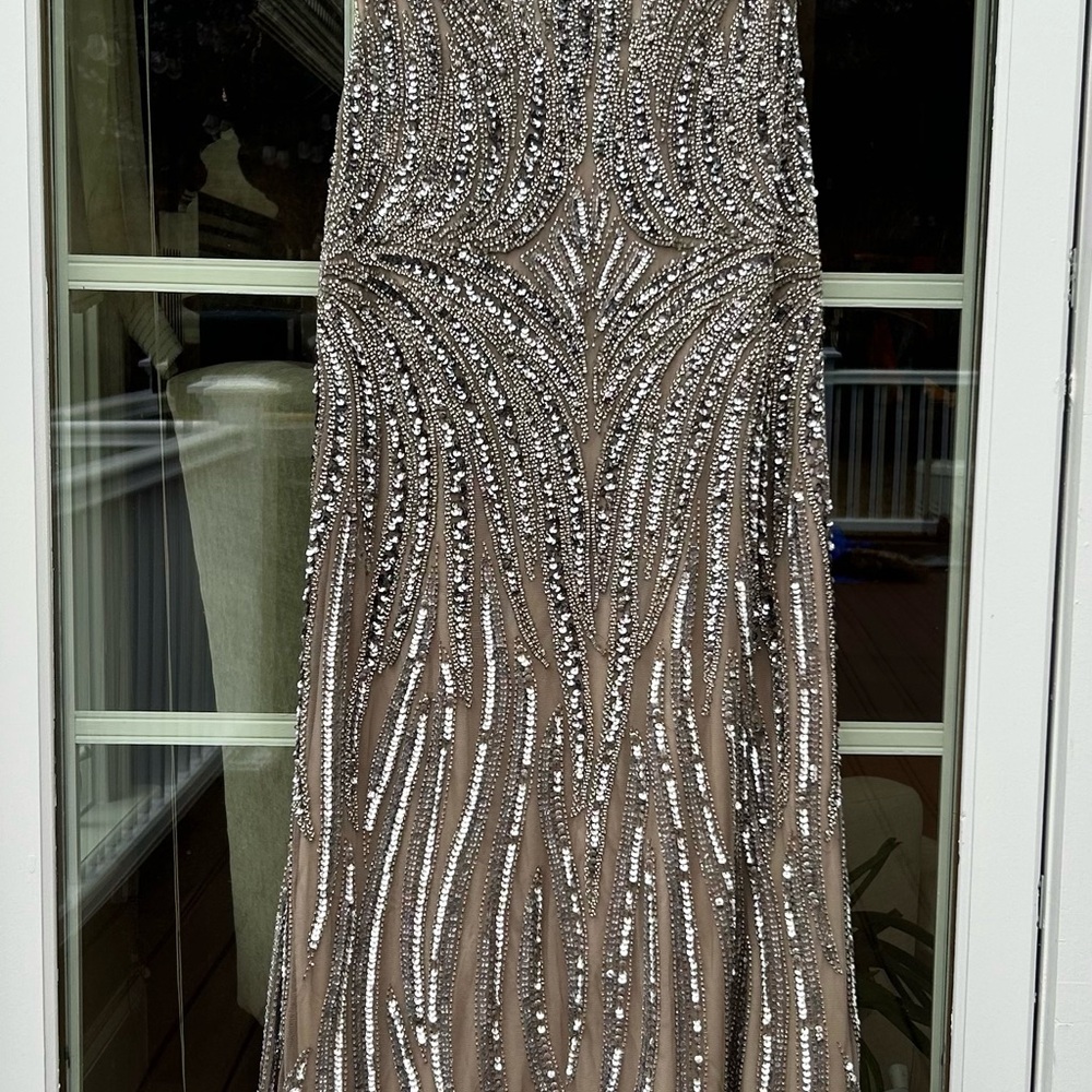 Elegant Sleeveless Gown for Wedding Guest or Prom